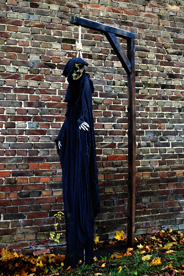 Galgen inkl. Skelett, ca. 220cm hoch